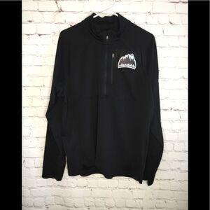 The North Face Shirt Mens‎ XL Black Long Sleeve 1/4 Zip